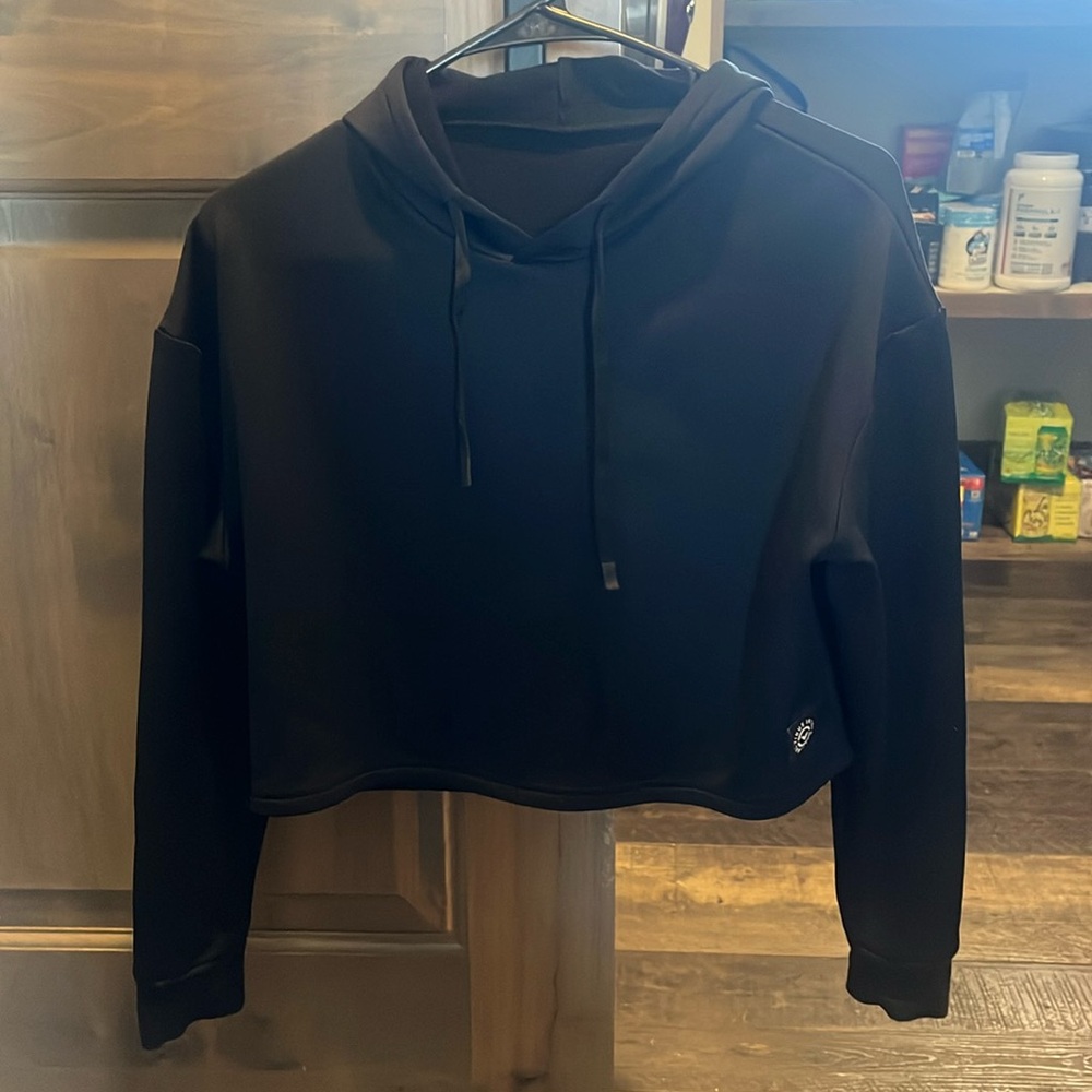 Virus Cropped Hoodie